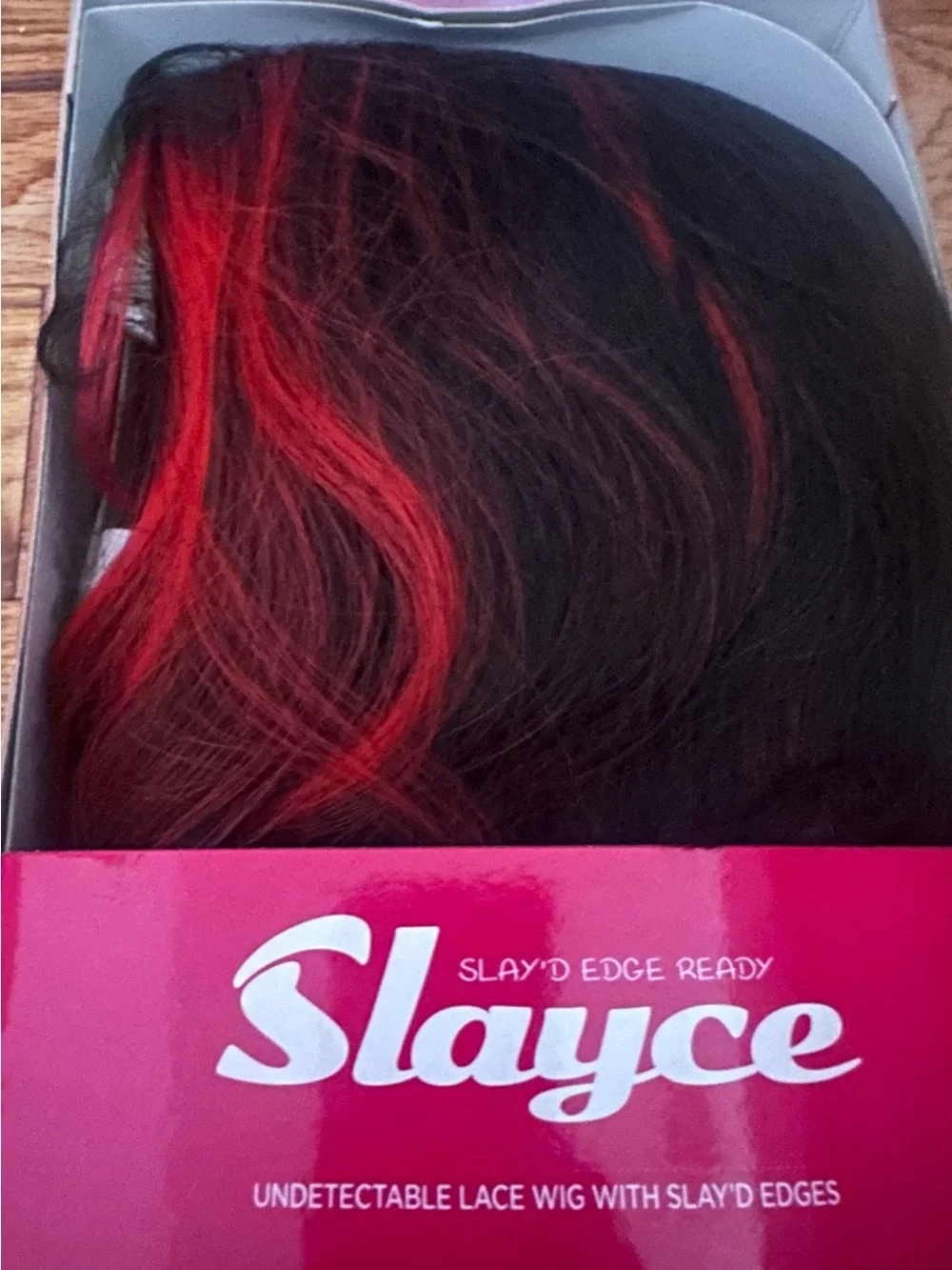 Slayce HD lace front wig Long body wave Black Hair